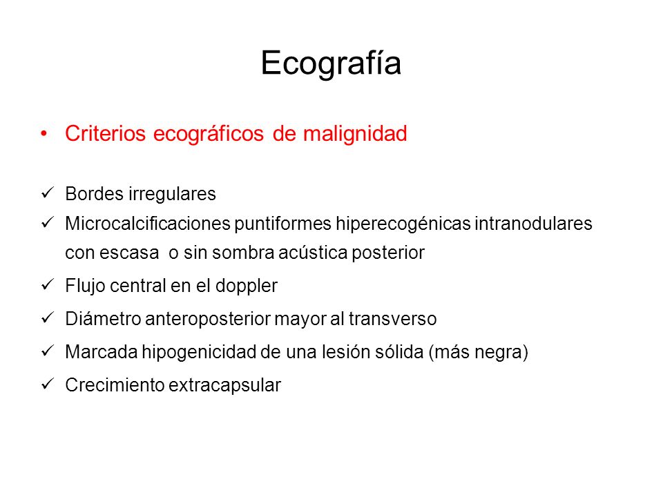 Imagenes ecograficas de tiroides